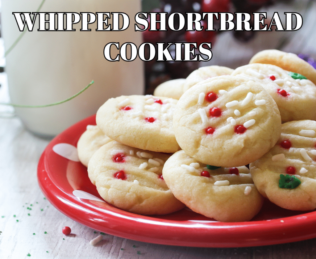 Whipped Shortbread Cookies