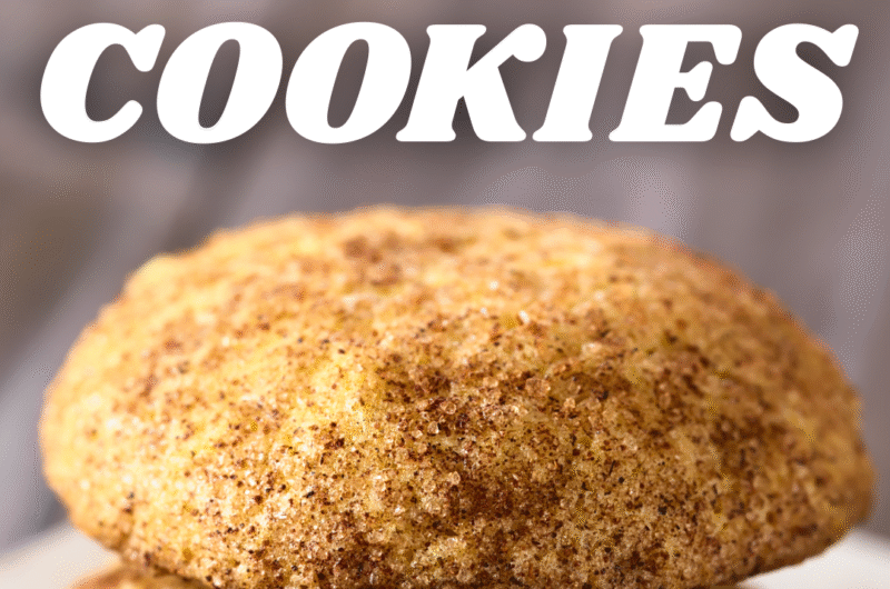 Soft & Chewy Eggnog Snickerdoodle Cookies (Easy & Delicious)