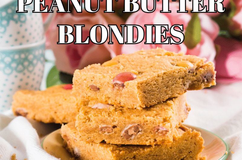 Irresistible Peanut Butter Blondies (Quick & Simple!)