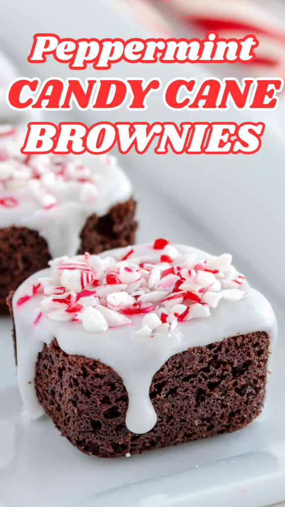 Peppermint Candy Cane Brownies