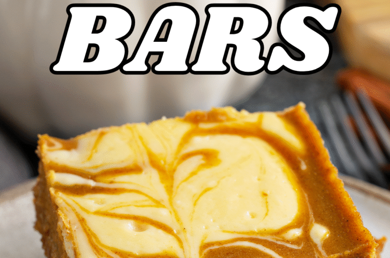 Creamy Pumpkin Cheesecake Bars (Easy Fall Dessert Recipe)