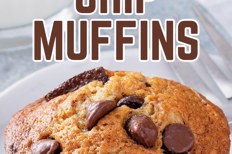 Banana Chocolate Chip Muffins (Soft, Moist & Easy to Make)