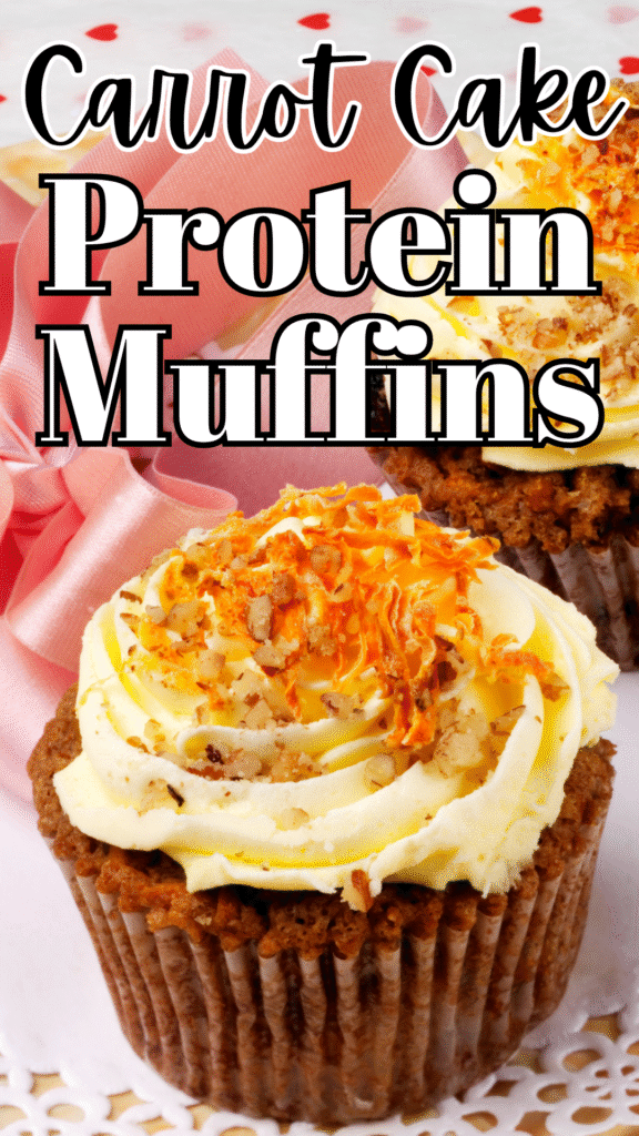 carrot cake protein muffins