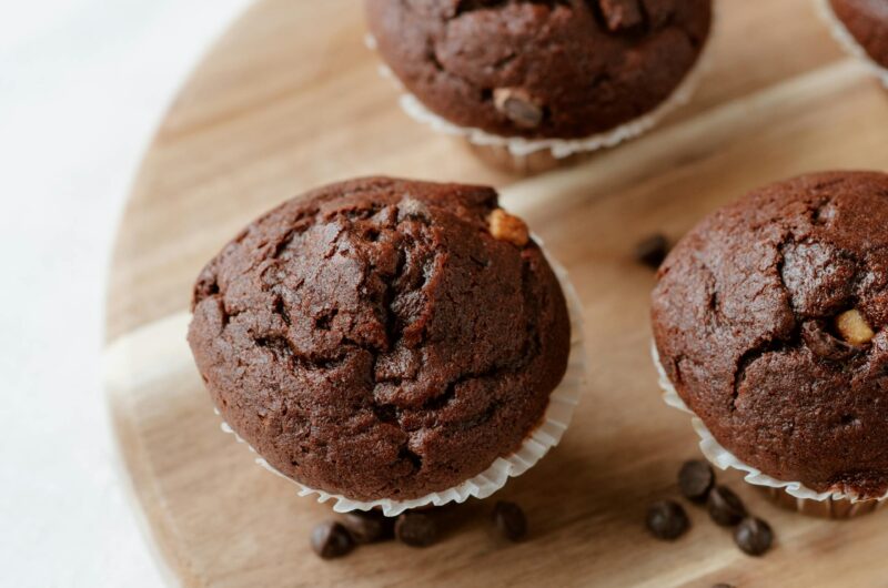 The Best Chocolate Protein Muffins You’ll Bake (Moist & Fluffy)