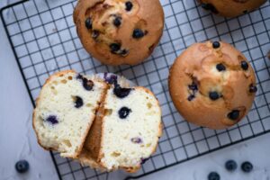 Blueberry Protein Muffins
