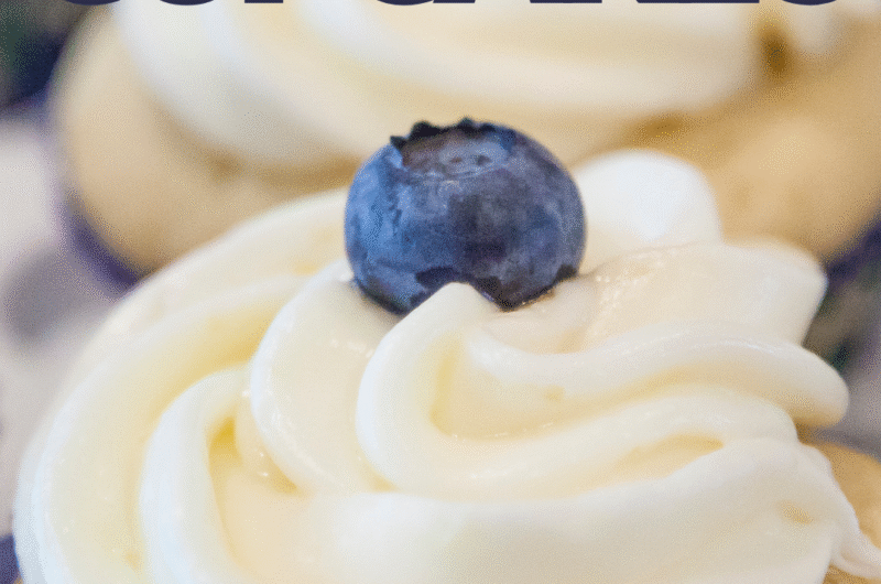 Blueberry Cupcakes (Soft, Fluffy & Bursting with Fresh Berries)