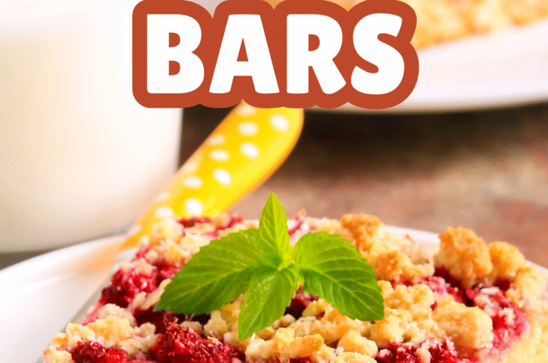 Raspberry Crumble Bars Recipe (Easy, Buttery & Perfectly Tart)