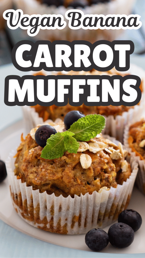 Vegan Banana Carrot Muffins