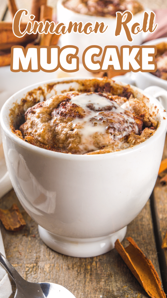 Cinnamon Roll Mug Cake