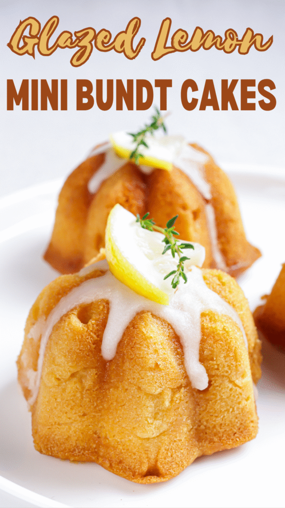Glazed Lemon Mini Bundt Cakes