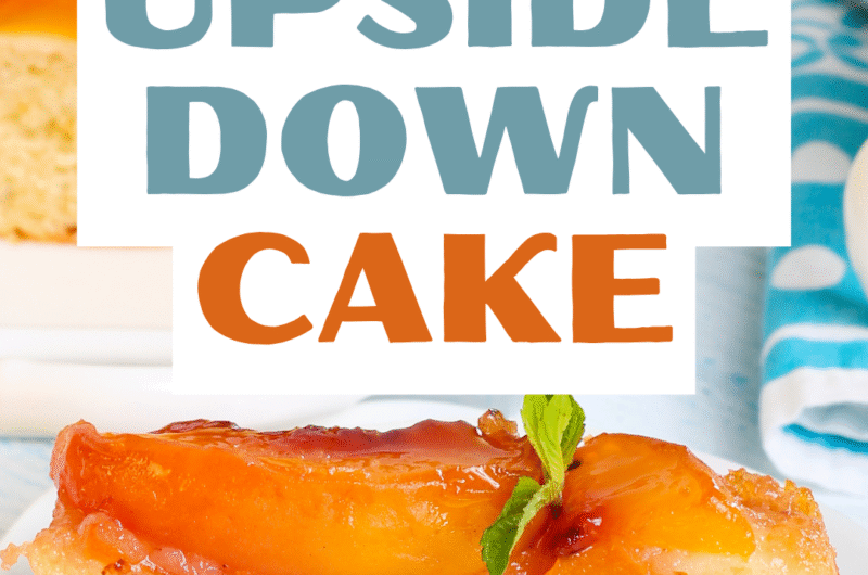 Peach Upside-Down Cake Recipe (Soft, Caramelized & Easy!)