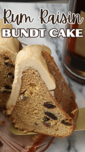 Rum Raisin Bundt Cake