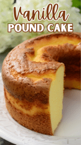 Vanilla Pound Cake