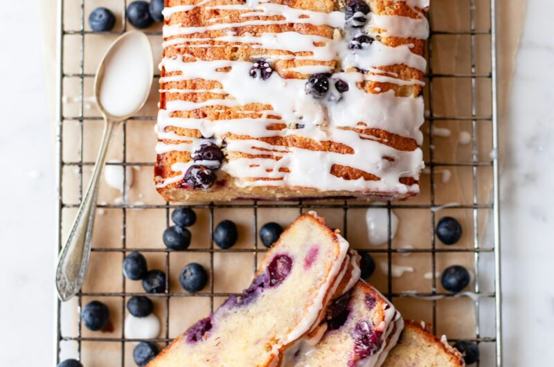 Lemon Blueberry Loaf Cake Recipe – Moist, Zesty & Easy to Make