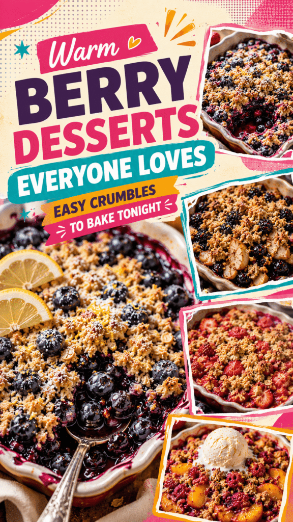 Classic Mixed Berry Crumble