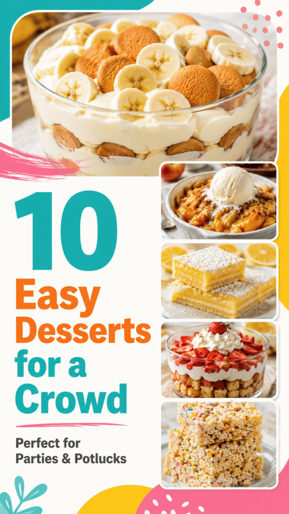 Easy Desserts for a Crowd