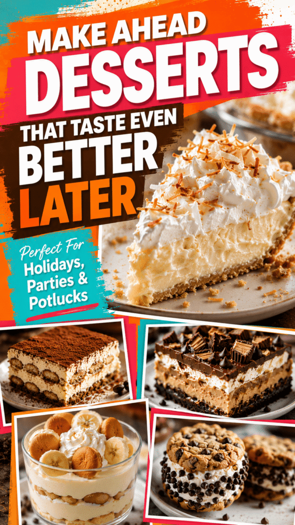 Make Ahead Desserts