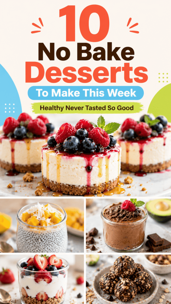 Healthy No Bake Desserts