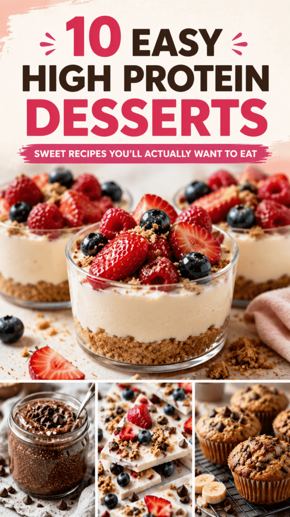 High Protein Dessert Recipes