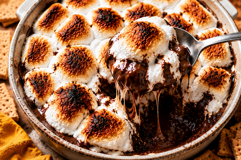 easy s’mores dip recipe oven baked
