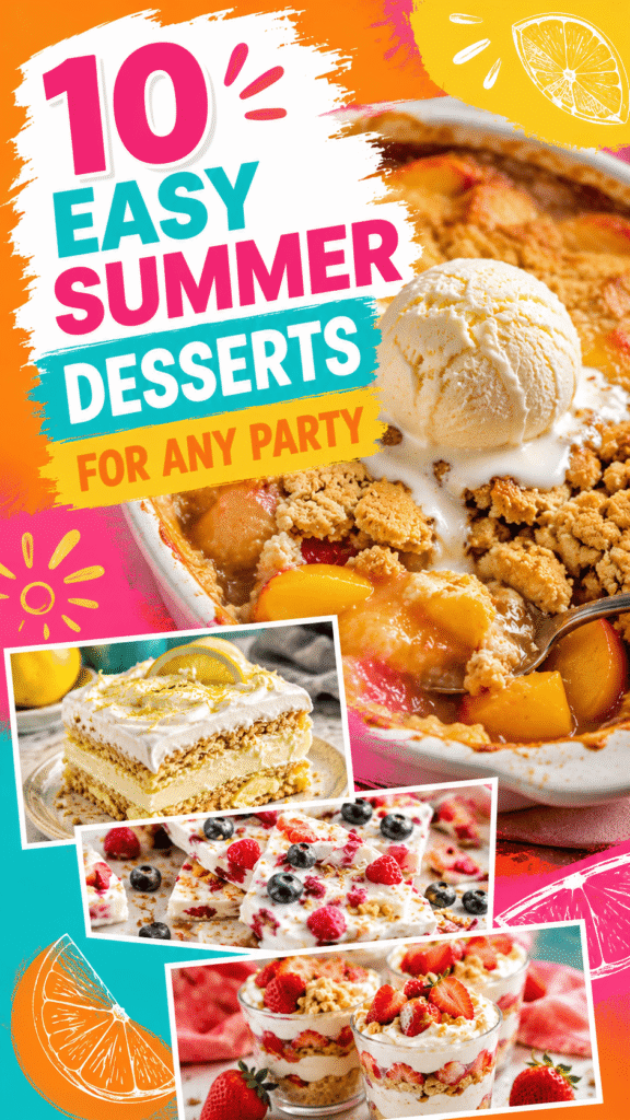 easy summer dessert recipes for parties