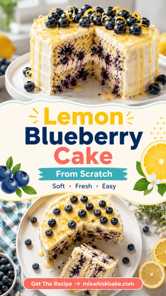 lemon blueberry cake recipe from scratch