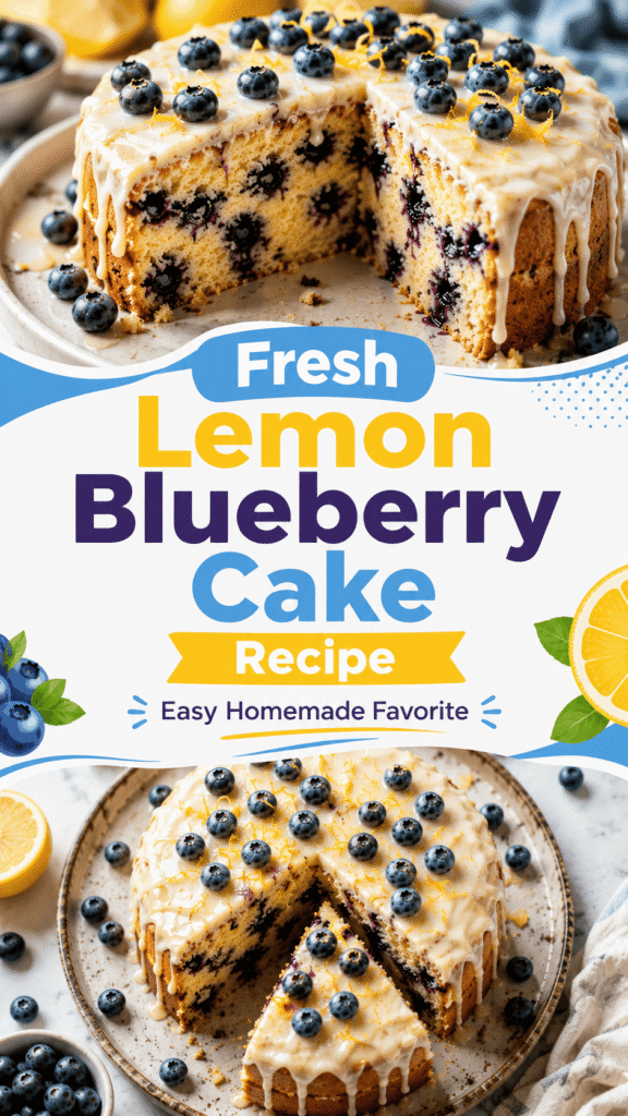 lemon blueberry cake recipe from scratch
