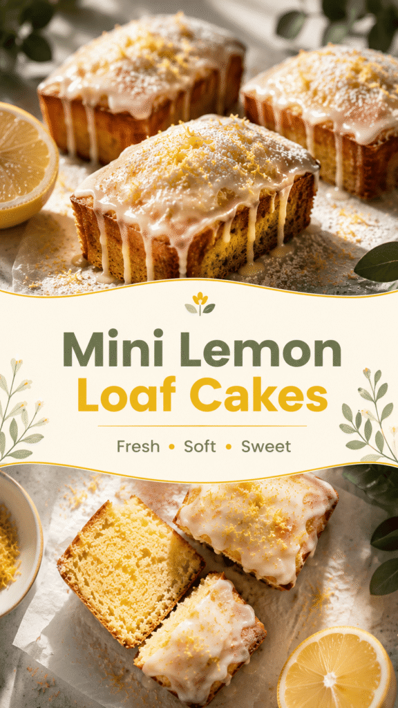 mini lemon loaf cake recipe