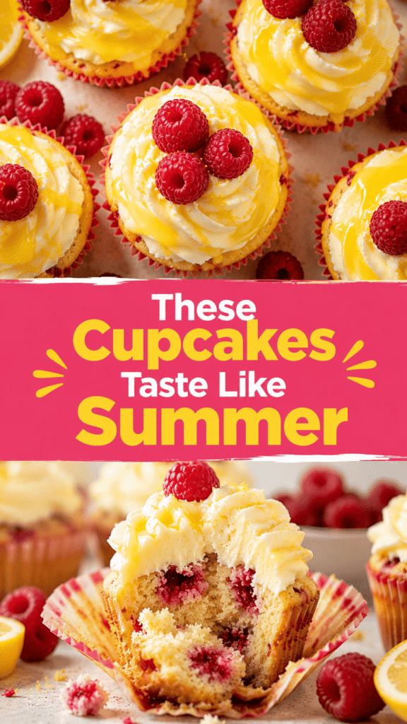 lemon raspberry cupcake recipe