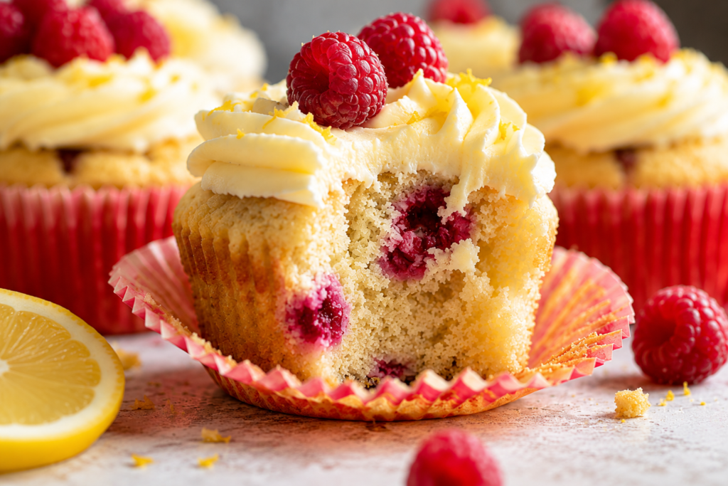 lemon raspberry cupcake recipe