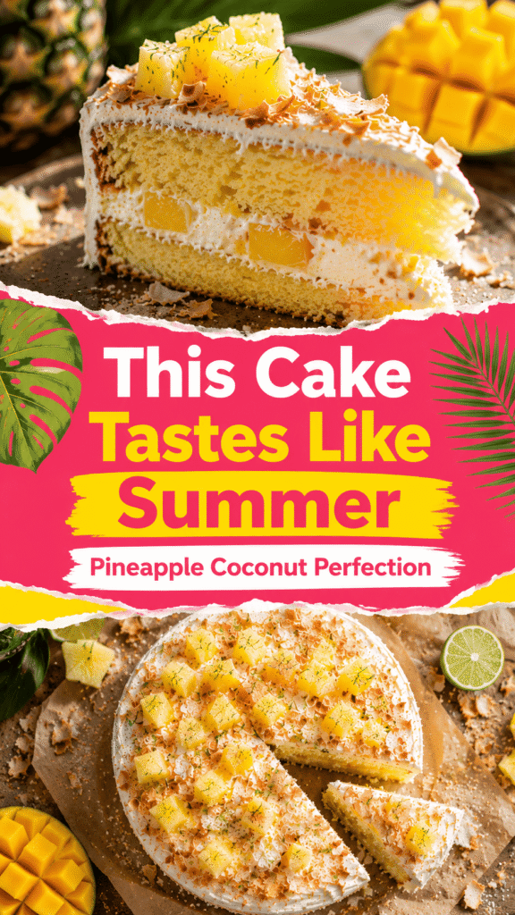 easy tropical cake recipe for summer