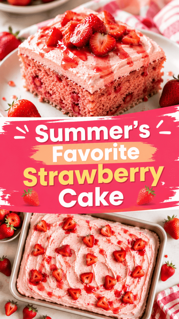 fresh strawberry sheet cake recipe
