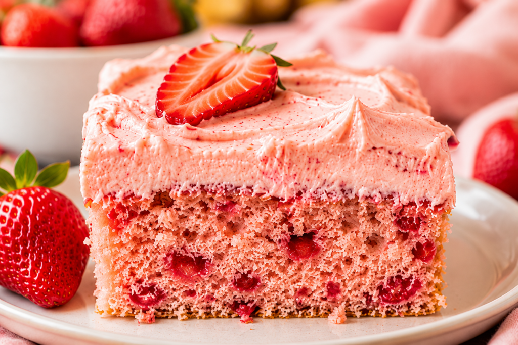 fresh strawberry sheet cake recipe