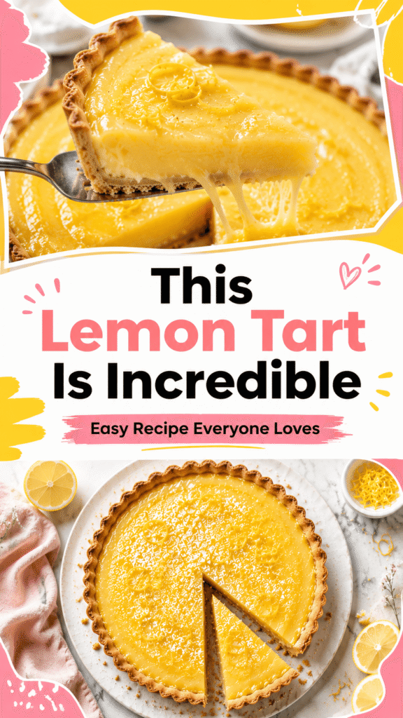 easy lemon curd tart recipe