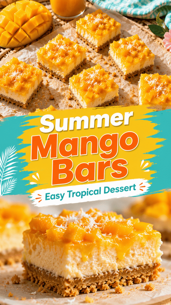 easy mango dessert bars recipe