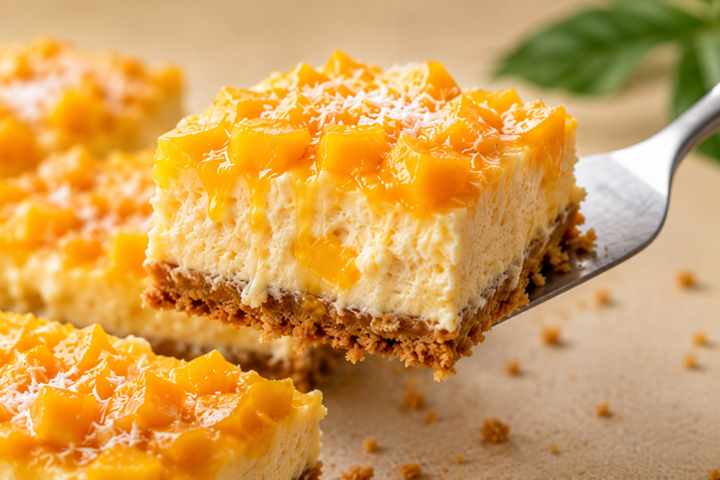easy mango dessert bars recipe