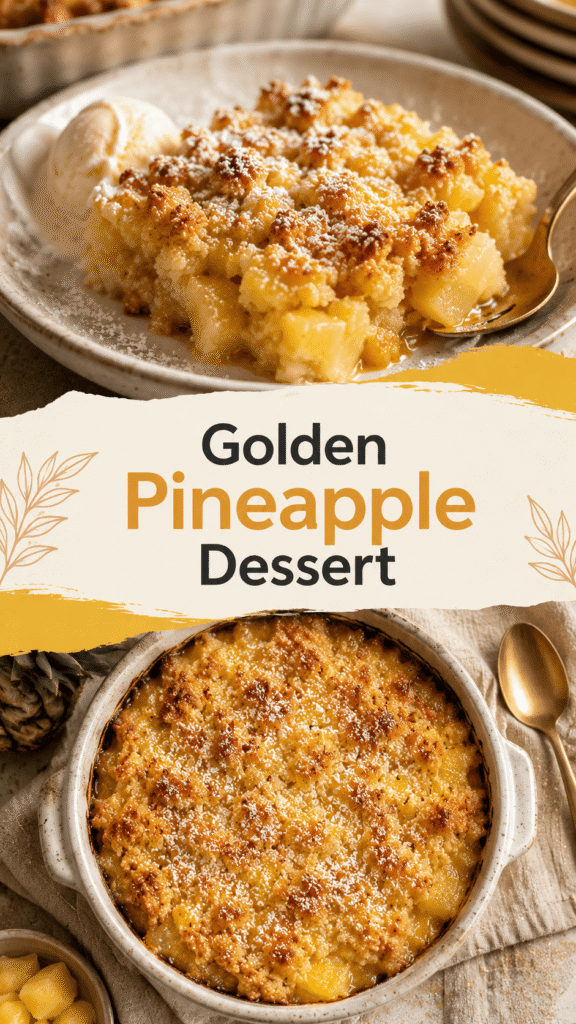 baked pineapple dessert recipe easy