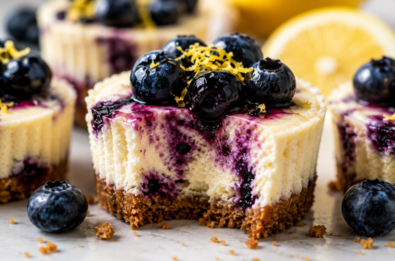 Blueberry Lemon Cheesecake Bites: Creamy, Fresh, and Delicious