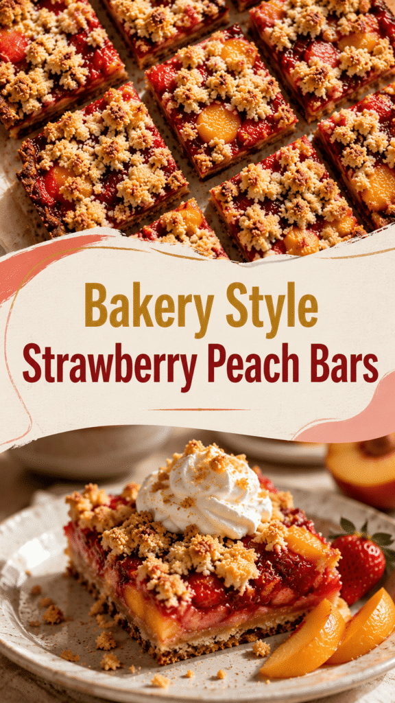 strawberry peach dessert bars recipe