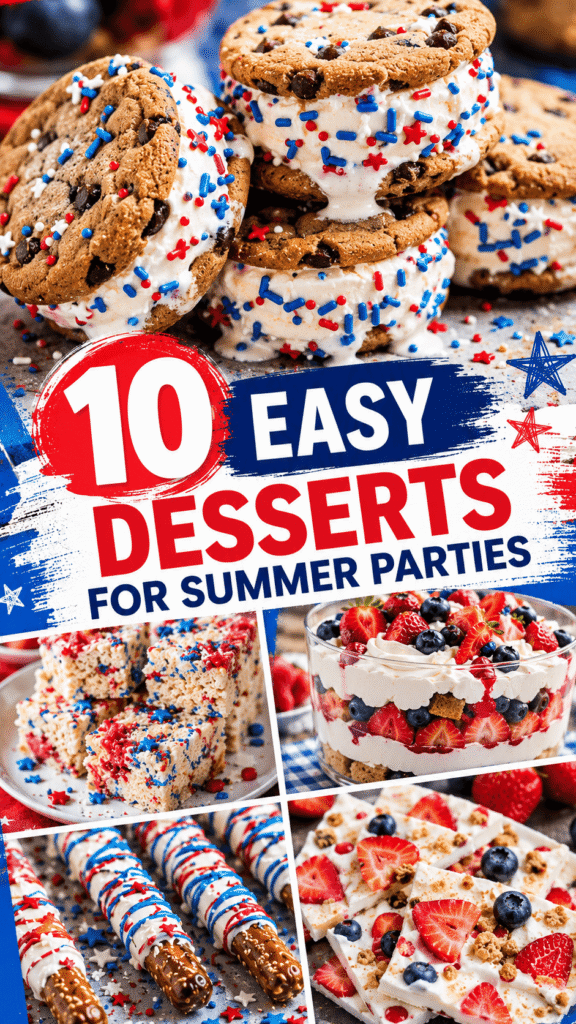 easy patriotic desserts for summer parties