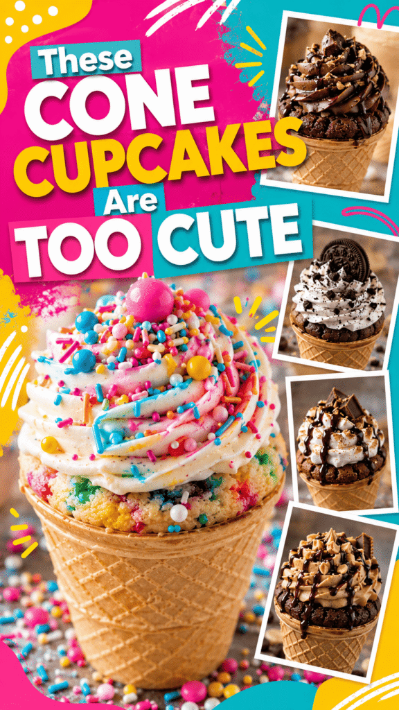 easy ice cream cone cupcakes recipes