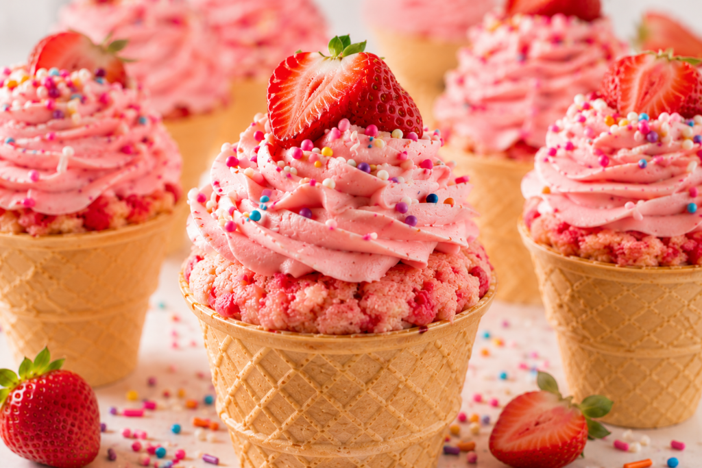 easy ice cream cone cupcakes recipes