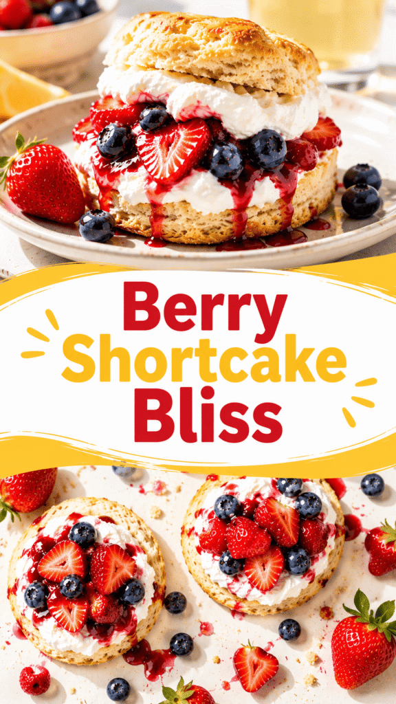 homemade berry shortcake biscuits recipe