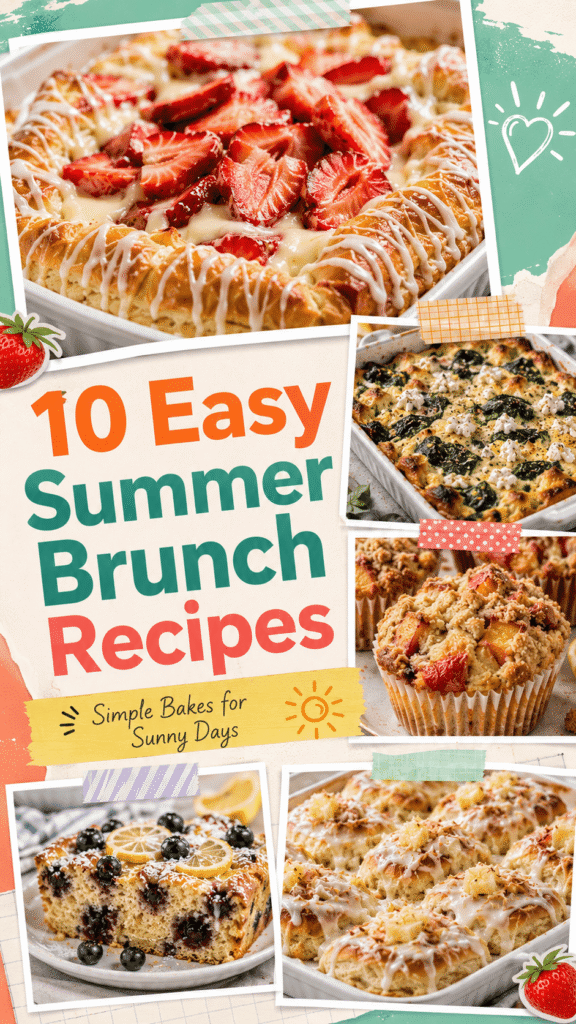 easy summer brunch baking recipes