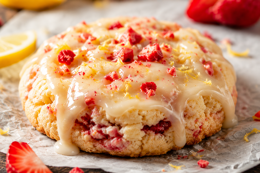 Strawberry Lemonade Cookies