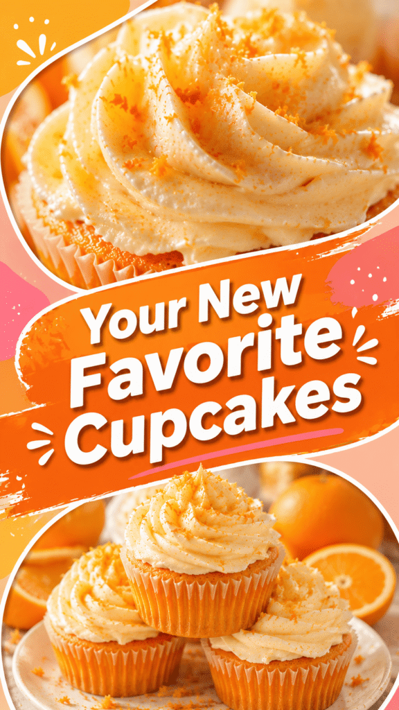 Orange Creamsicle Cupcakes