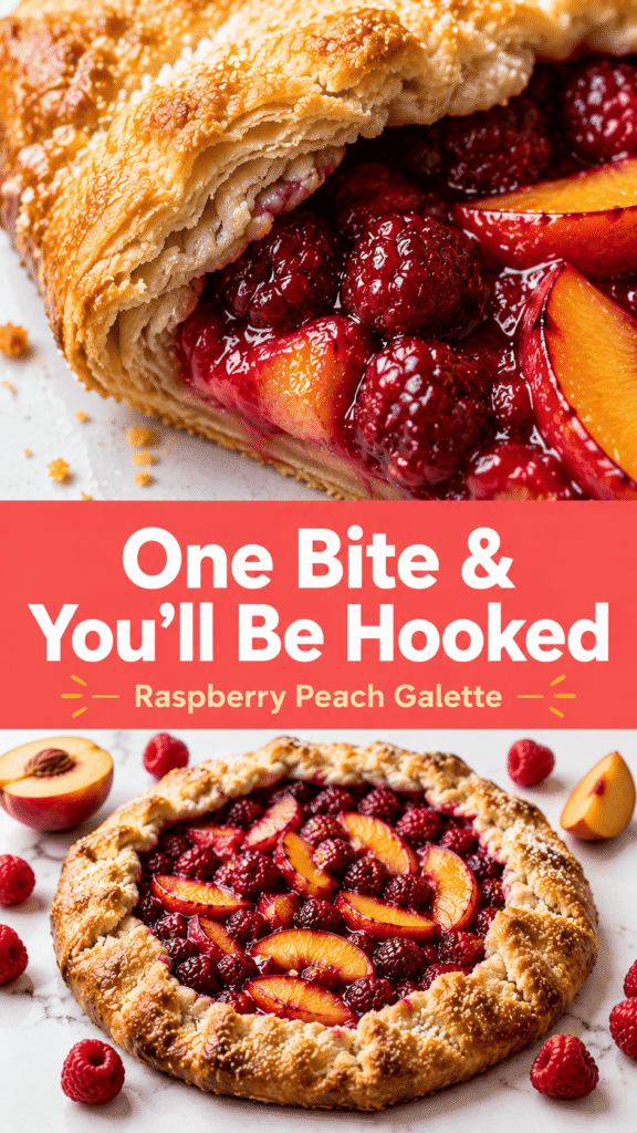 Raspberry Peach Galette