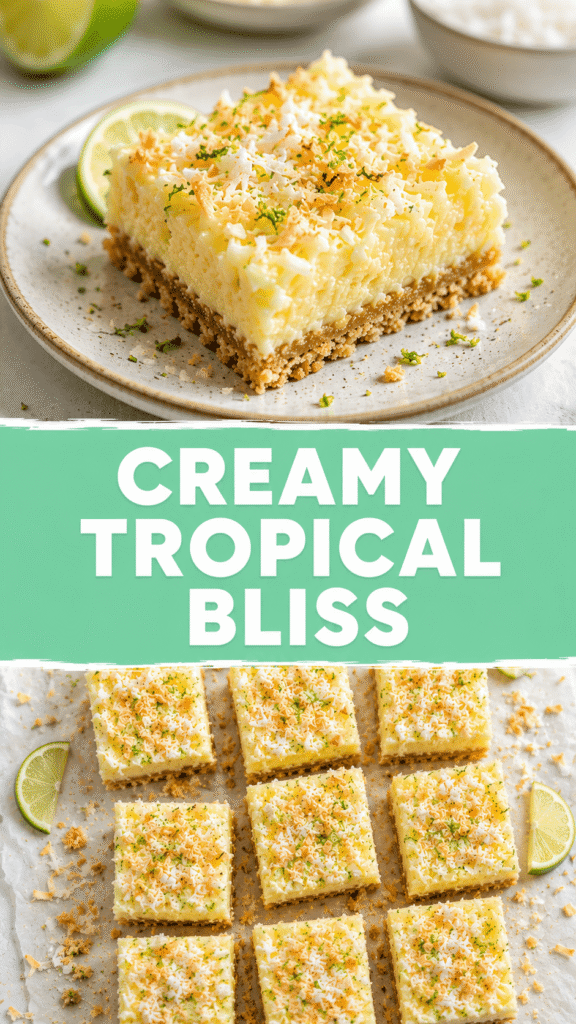 Key Lime Coconut Bars