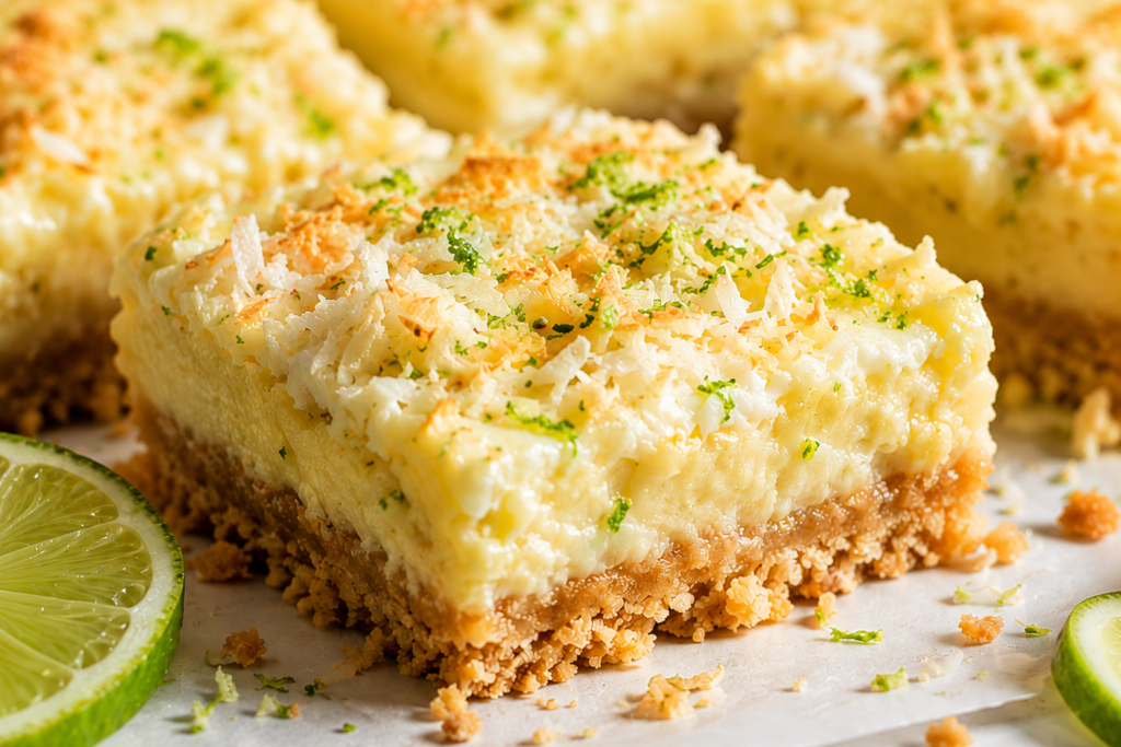 Key Lime Coconut Bars