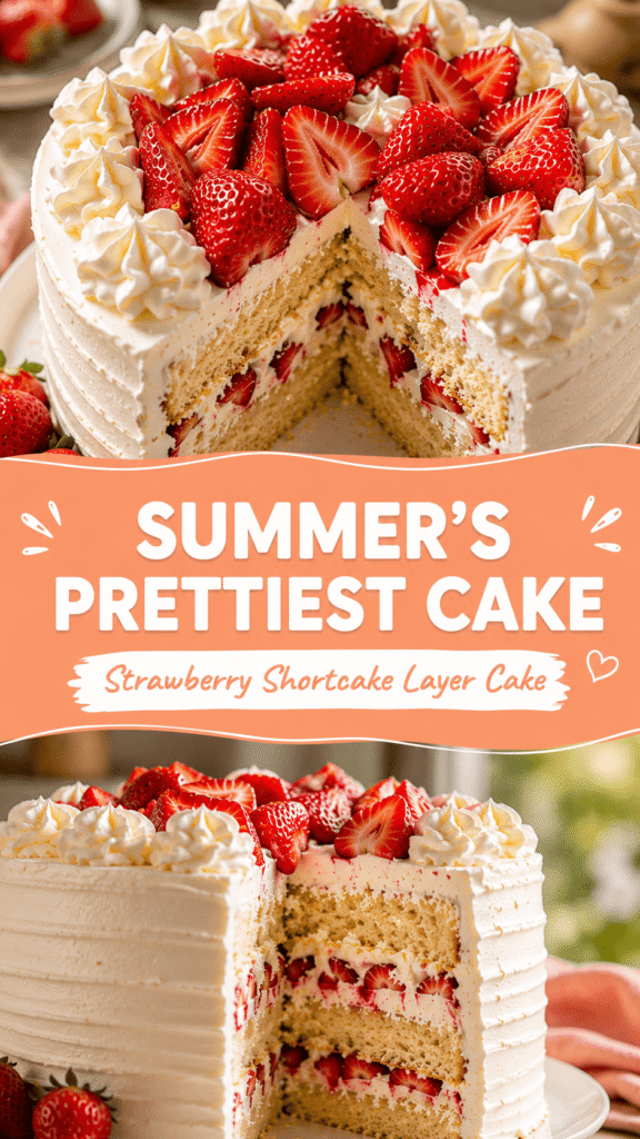 Strawberry Shortcake Layer Cake